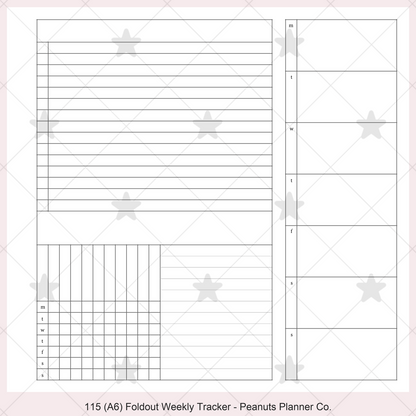 115: Foldout Weekly w/ Tracker Wo1P