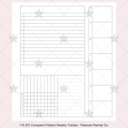 115: Foldout Weekly w/ Tracker Wo1P