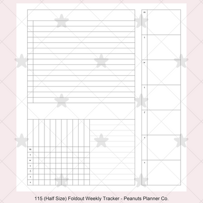 115: Foldout Weekly w/ Tracker Wo1P