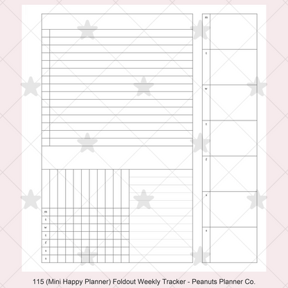 115: Foldout Weekly w/ Tracker Wo1P