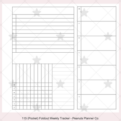 115: Foldout Weekly w/ Tracker Wo1P
