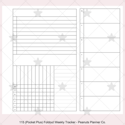 115: Foldout Weekly w/ Tracker Wo1P