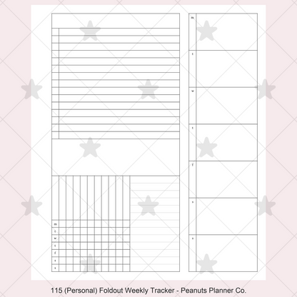 115: Foldout Weekly w/ Tracker Wo1P