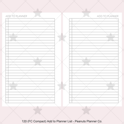 120: Add to Planner List