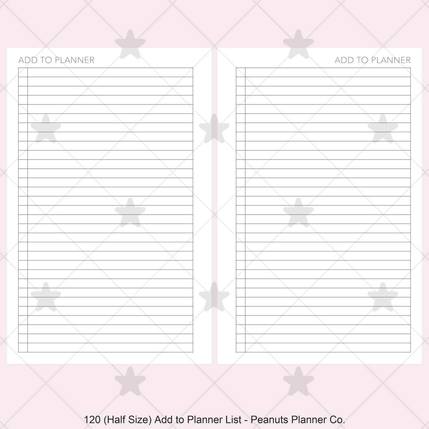 120: Add to Planner List