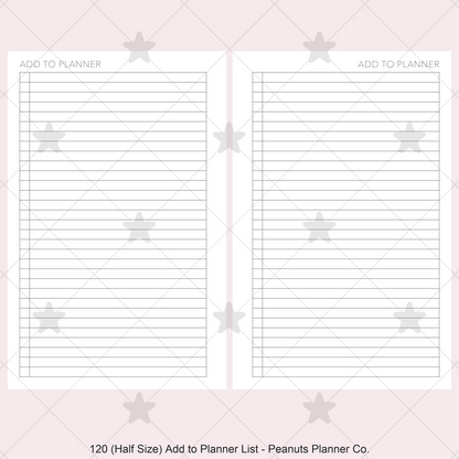 120: Add to Planner List