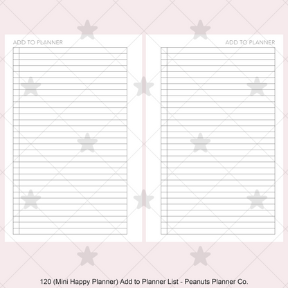 120: Add to Planner List