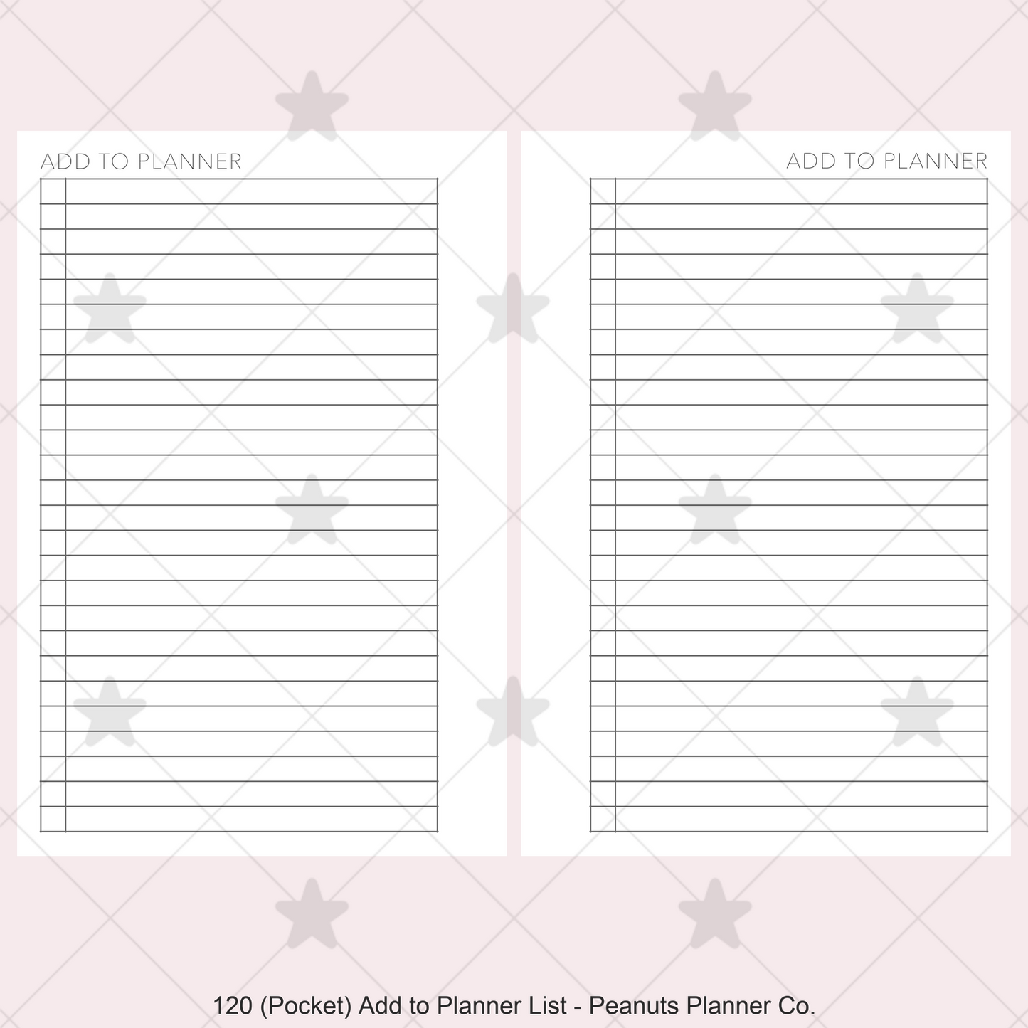 120: Add to Planner List
