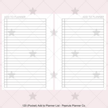 120: Add to Planner List