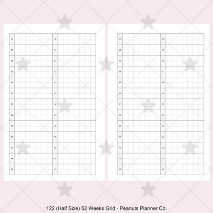 122: 52 Weeks Grid