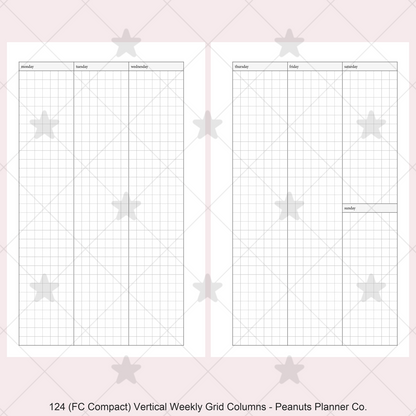 124: Vertical Weekly Grid Columns Wo2P