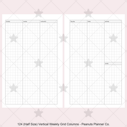 124: Vertical Weekly Grid Columns Wo2P