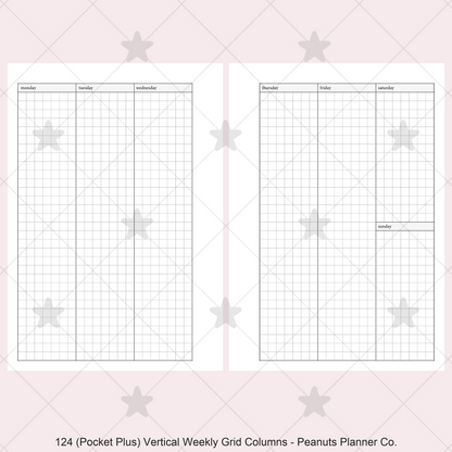 124: Vertical Weekly Grid Columns Wo2P