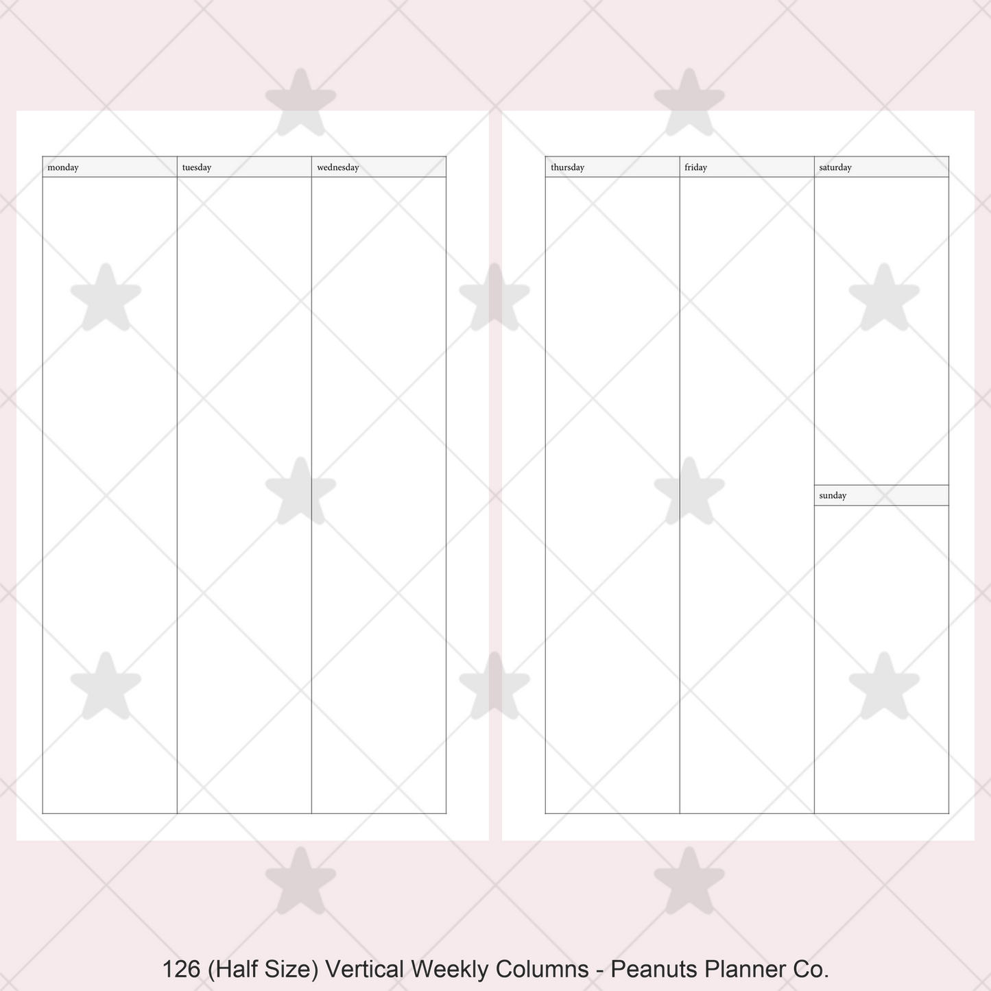 126: Vertical Weekly Columns Wo2P