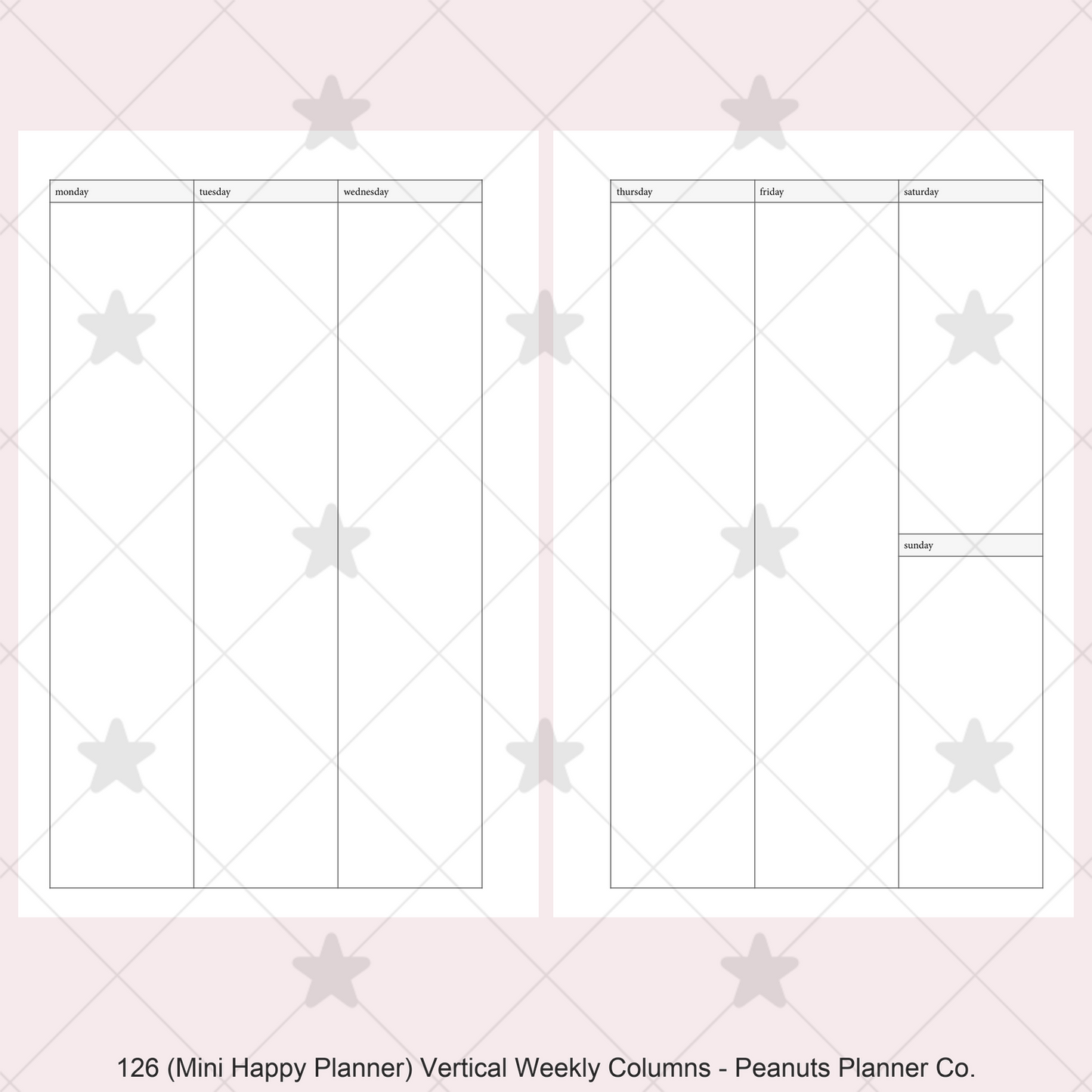 126: Vertical Weekly Columns Wo2P
