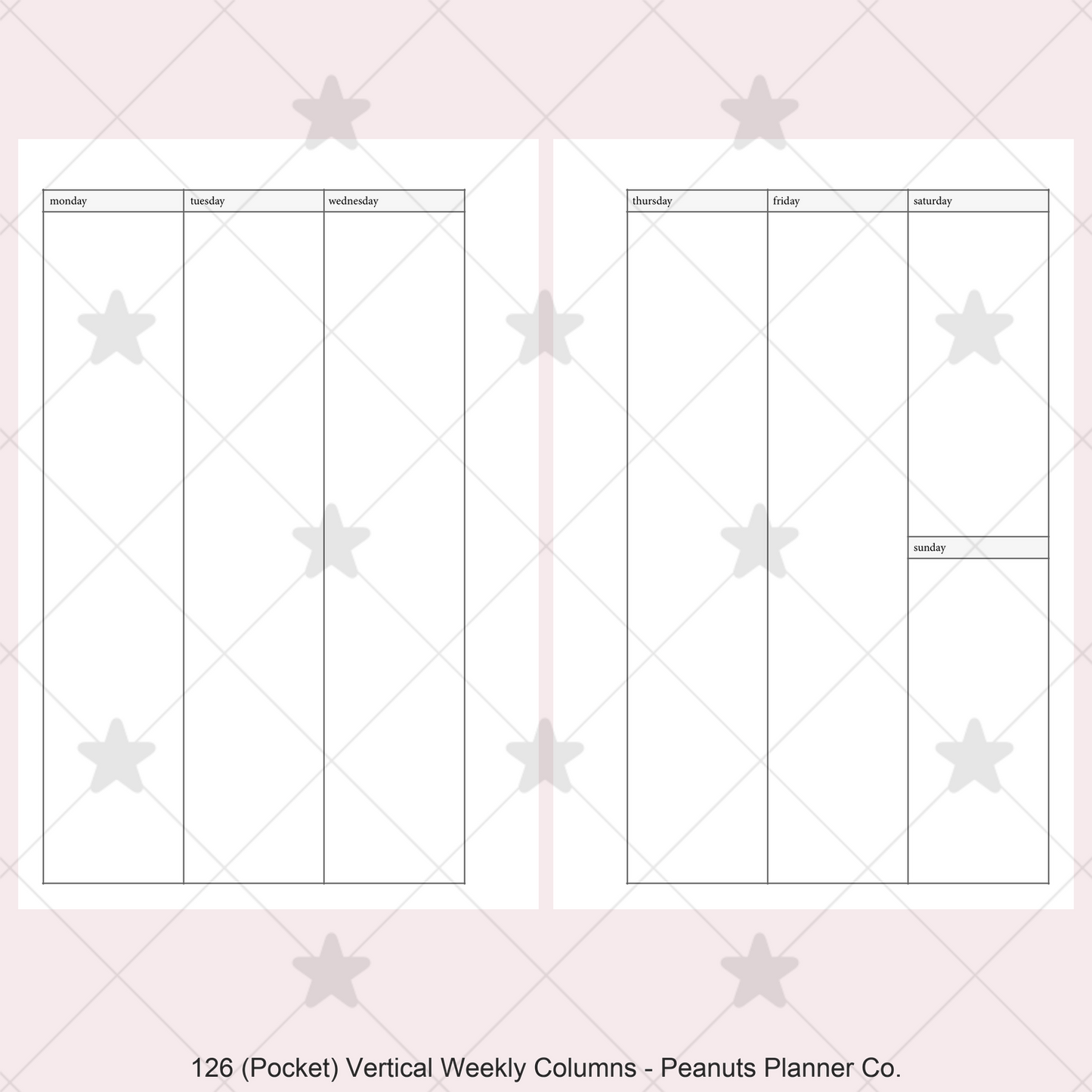 126: Vertical Weekly Columns Wo2P