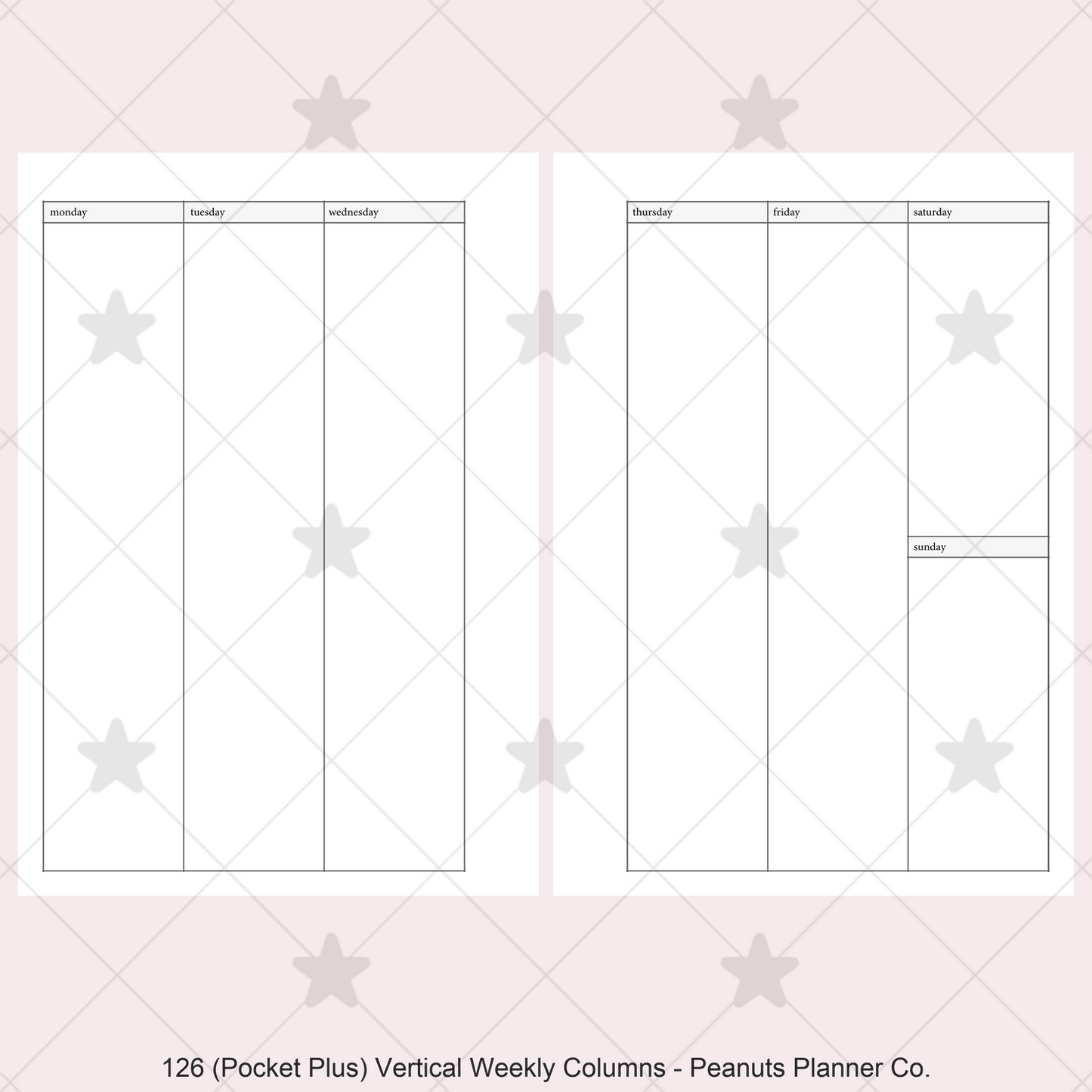 126: Vertical Weekly Columns Wo2P