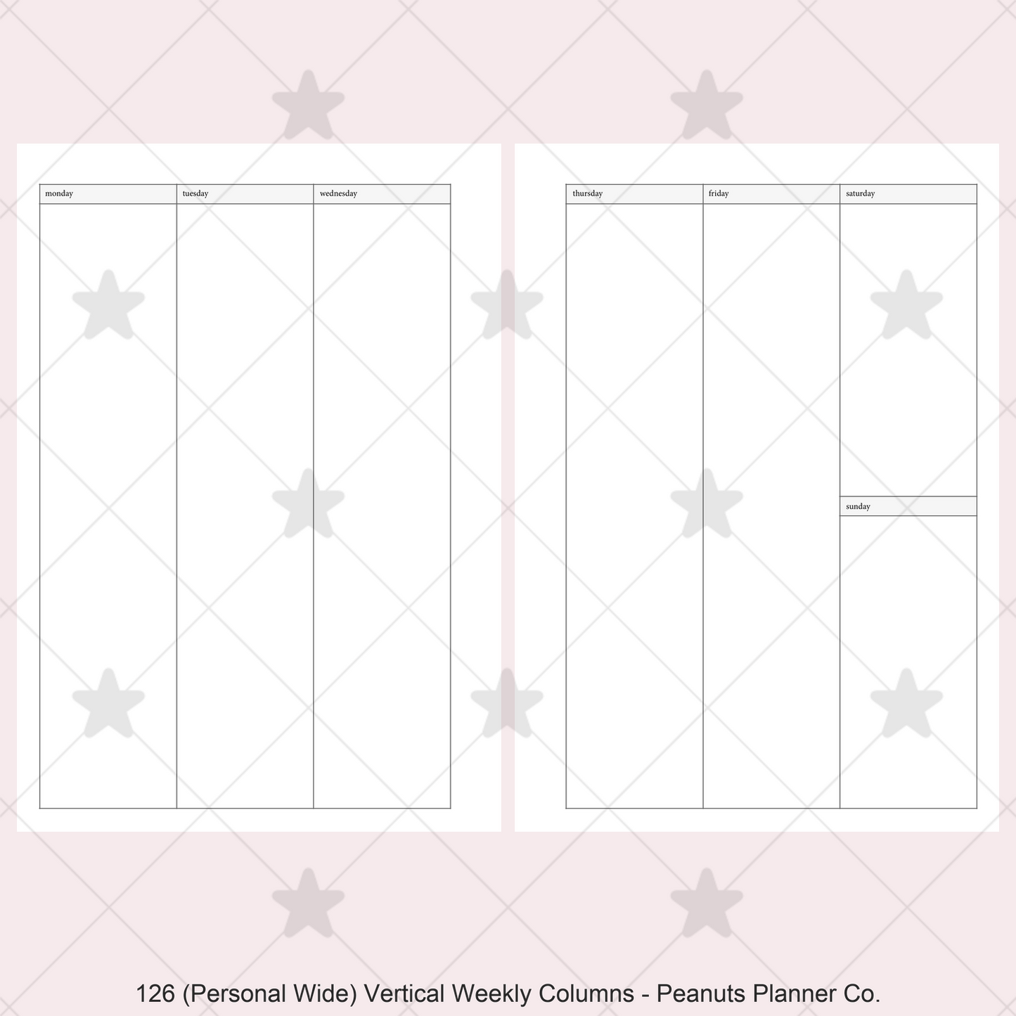 126: Vertical Weekly Columns Wo2P