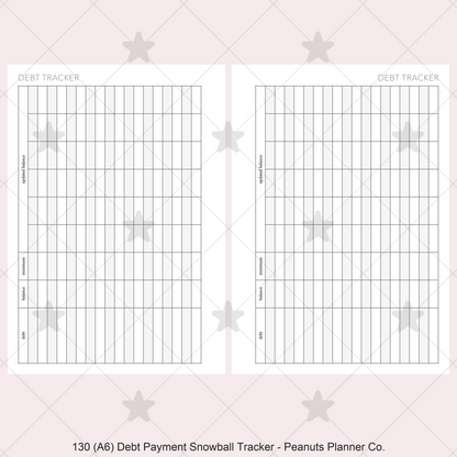 130: Debt Payment Snowball Tracker