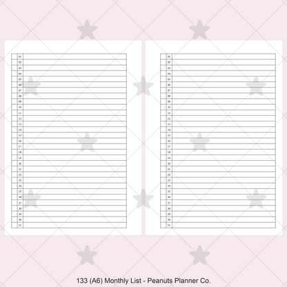 133: Monthly List Mo1P