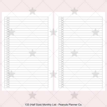 133: Monthly List Mo1P
