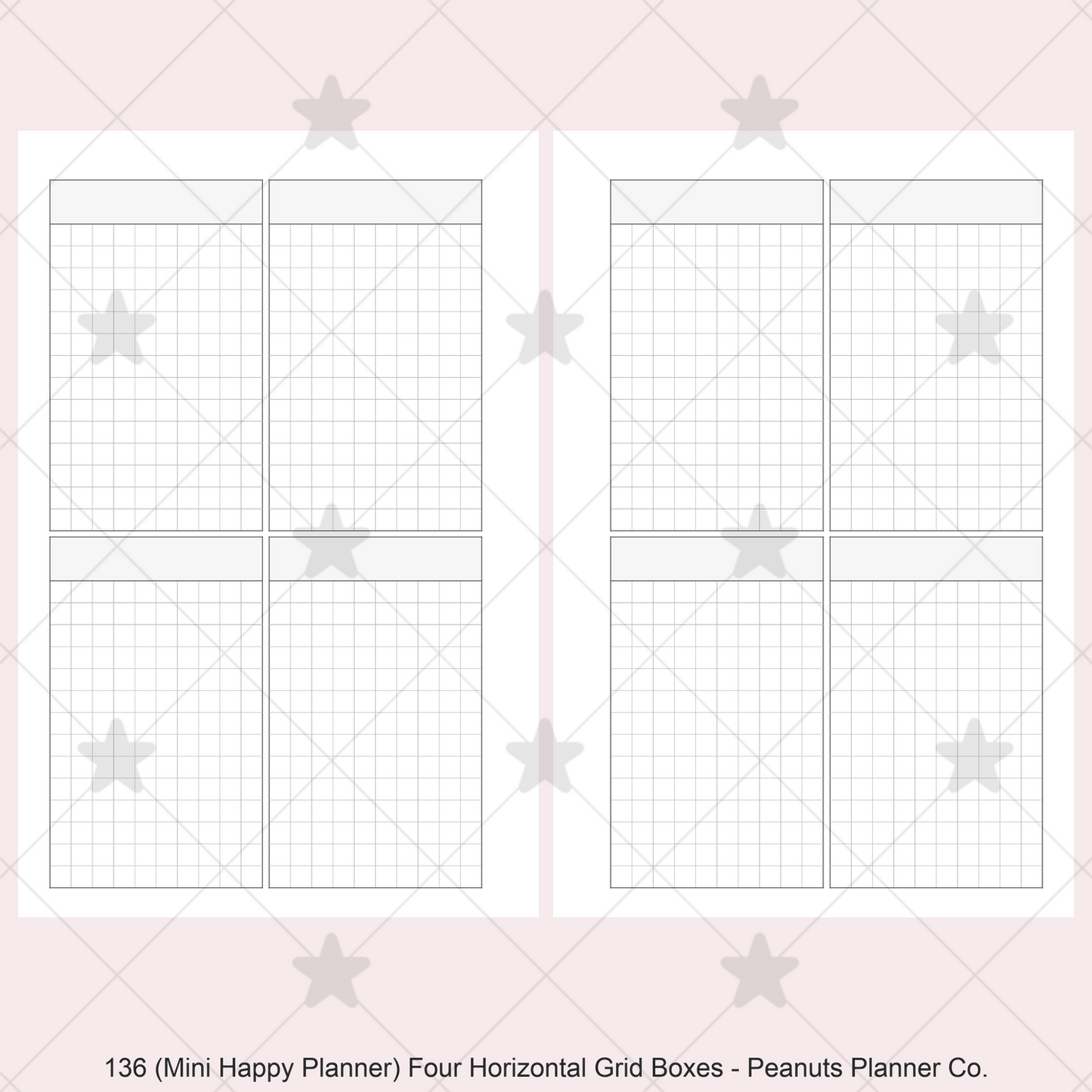 136: Four Vertical Grid Boxes
