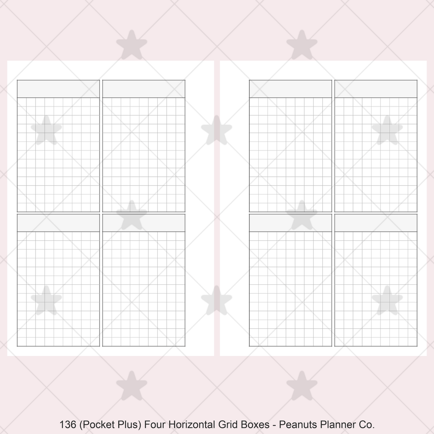 136: Four Vertical Grid Boxes