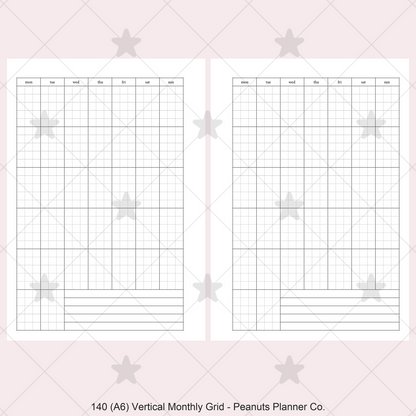 140: Vertical Monthly Mo1P Grid