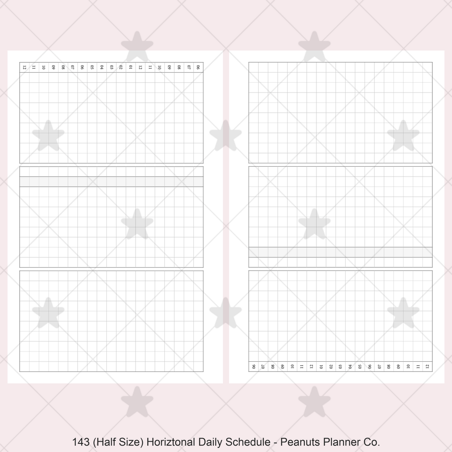 143: Horizontal Daily Timed Schedule w/ Tasks and Notes Column Do1P