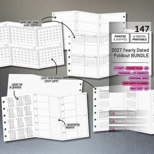 147: Yearly DATED Bundle 2027 & 2026