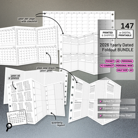 147: Yearly DATED Bundle 2026 2025