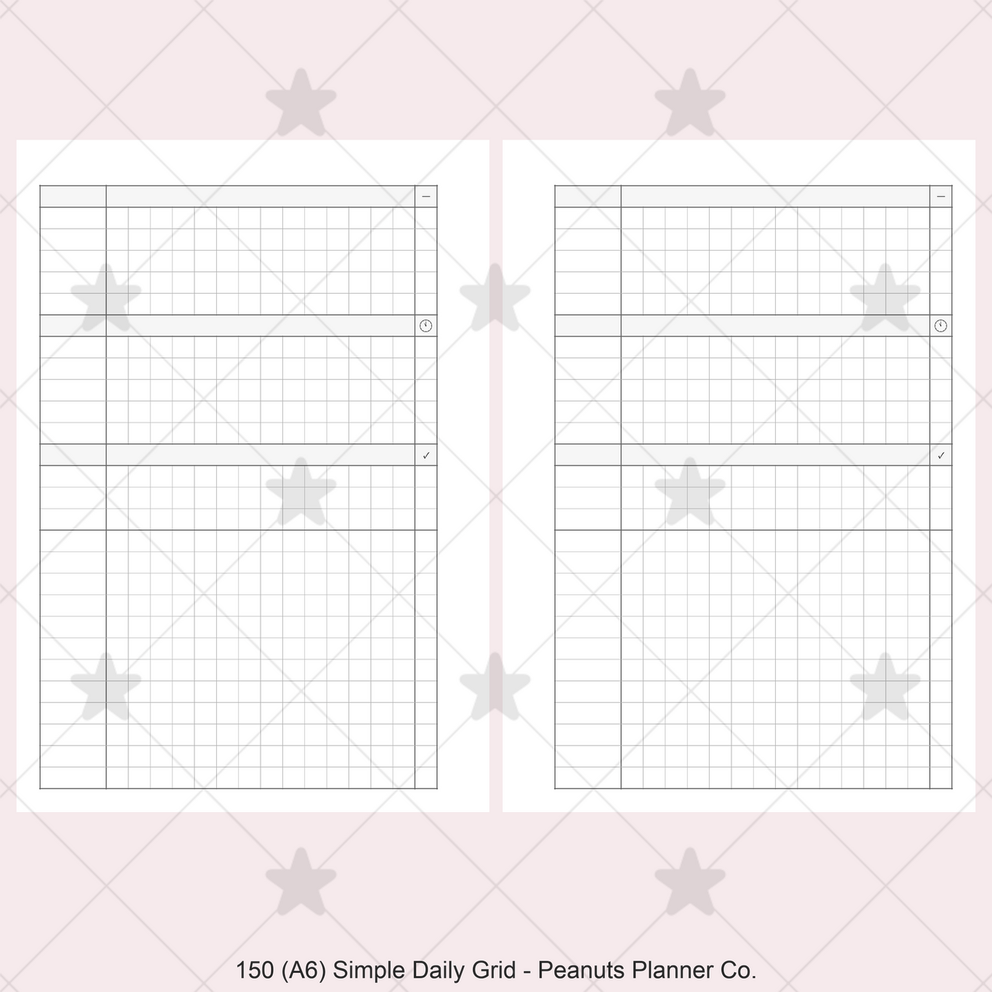 150: Simple Daily Grid w/ Appointments Notes Tasks Categories Do1P