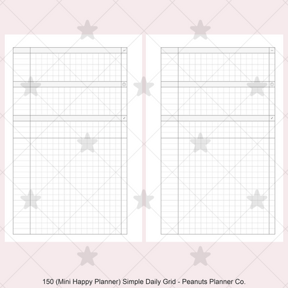 150: Simple Daily Grid w/ Appointments Notes Tasks Categories Do1P