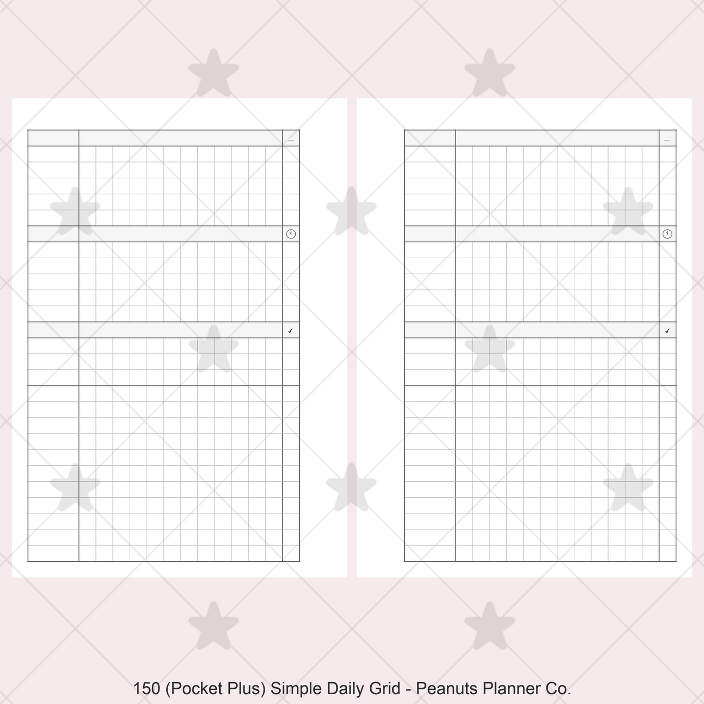 150: Simple Daily Grid w/ Appointments Notes Tasks Categories Do1P