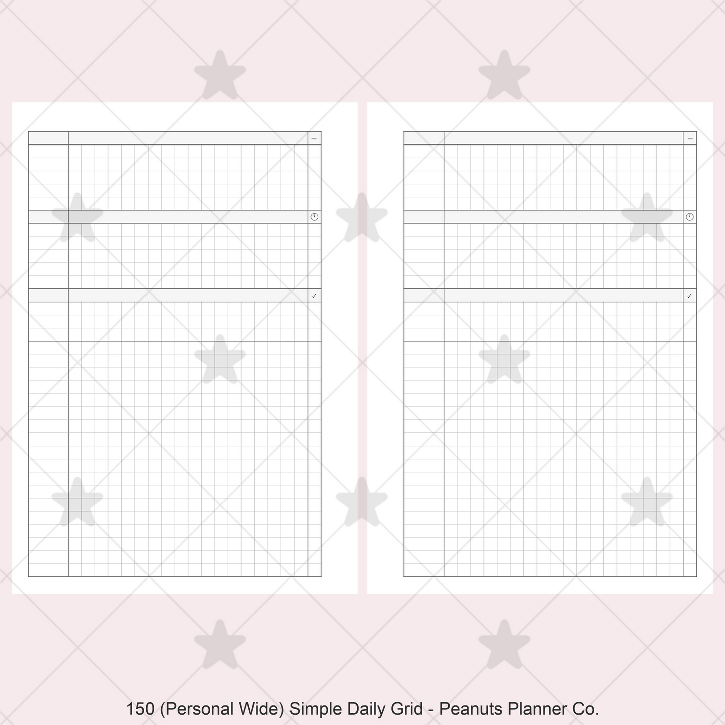 150: Simple Daily Grid w/ Appointments Notes Tasks Categories Do1P