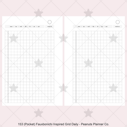 153: Fauxbonichi Inspired Grid Daily Do1P
