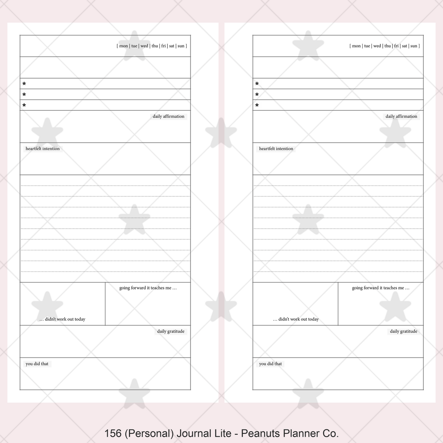 156: Journal LITE w/ Gratitude Daily Affirmation Do1P