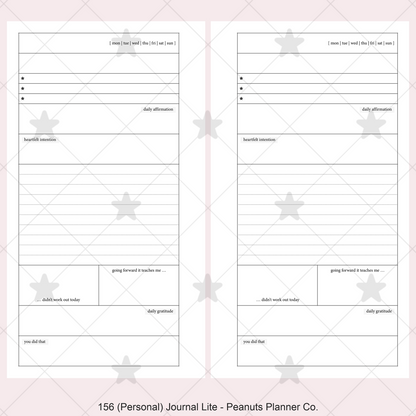 156: Journal LITE w/ Gratitude Daily Affirmation Do1P
