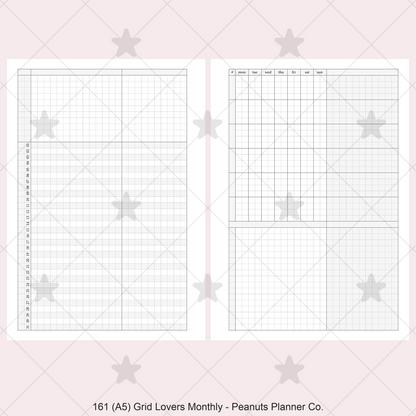 161: Grid Lovers Monthly w/ Daily Habit Tracker Mo2P