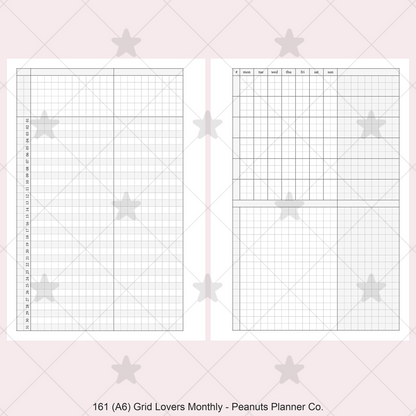 161: Grid Lovers Monthly w/ Daily Habit Tracker Mo2P