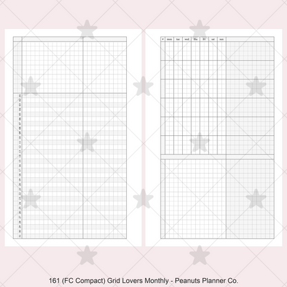 161: Grid Lovers Monthly w/ Daily Habit Tracker Mo2P