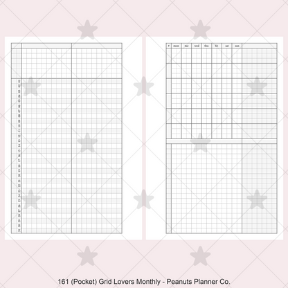 161: Grid Lovers Monthly w/ Daily Habit Tracker Mo2P