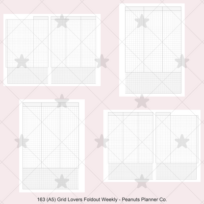 163: Grid Lovers Vertical Foldout Weekly Wo2P