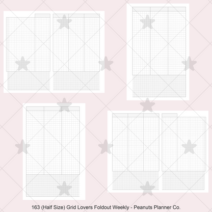 163: Grid Lovers Vertical Foldout Weekly Wo2P