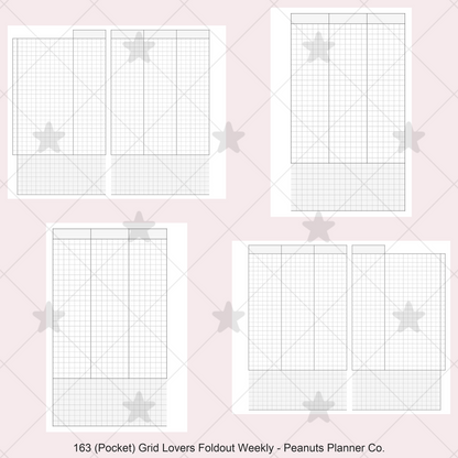163: Grid Lovers Vertical Foldout Weekly Wo2P