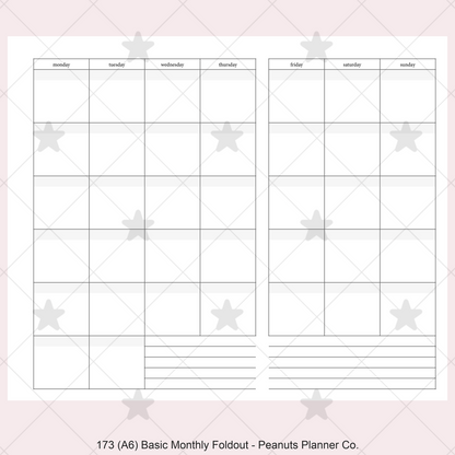 173: Basic Monthly Foldout Mo1P Mo2P