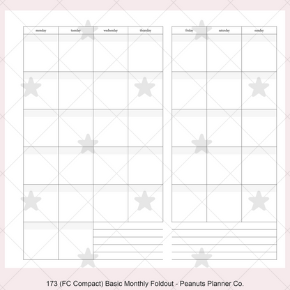 173: Basic Monthly Foldout Mo1P Mo2P