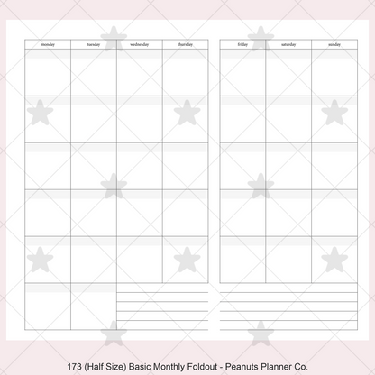 173: Basic Monthly Foldout Mo1P Mo2P