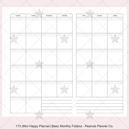 173: Basic Monthly Foldout Mo1P Mo2P