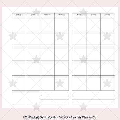 173: Basic Monthly Foldout Mo1P Mo2P